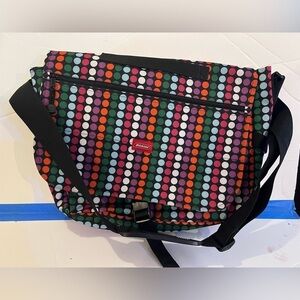 Dickies Polka Dot Laptop Messenger Bag